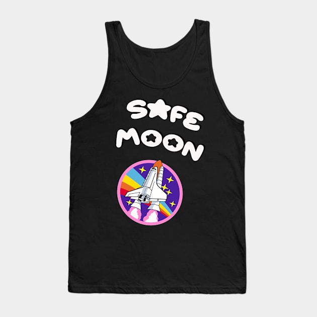 Safe moon Tank Top by Aleksandar NIkolic